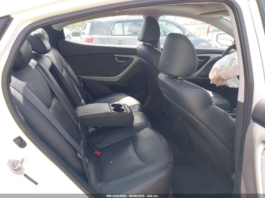 2012 Hyundai Elantra Limited VIN: 5NPDH4AE8CH130966 Lot: 42202590