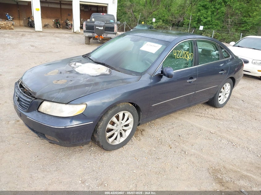 2007 HYUNDAI AZERA VIN: KMHFC46F47A195122