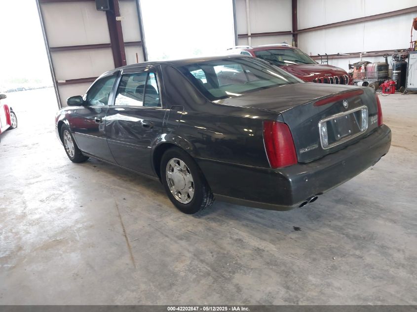 1G6KD54Y51U279968 2001 CADILLAC DE VILLE photo no. 3