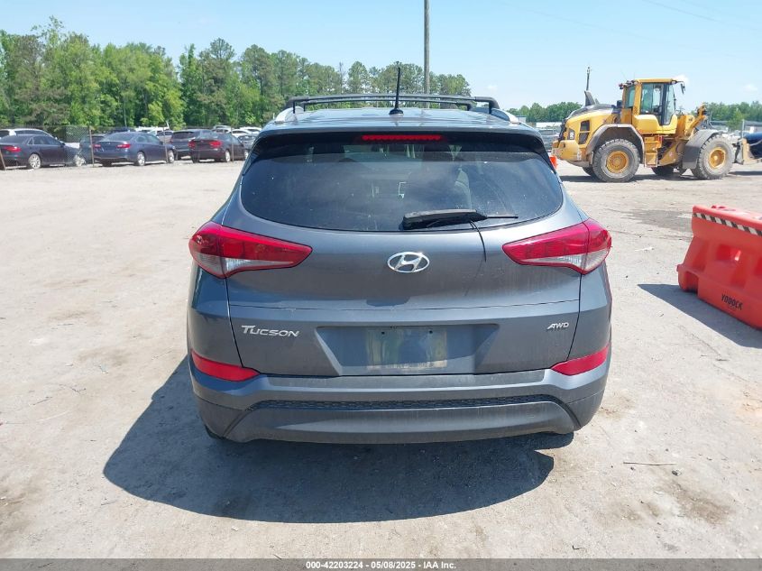 2017 Hyundai Tucson Se VIN: KM8J3CA48HU302344 Lot: 42203224