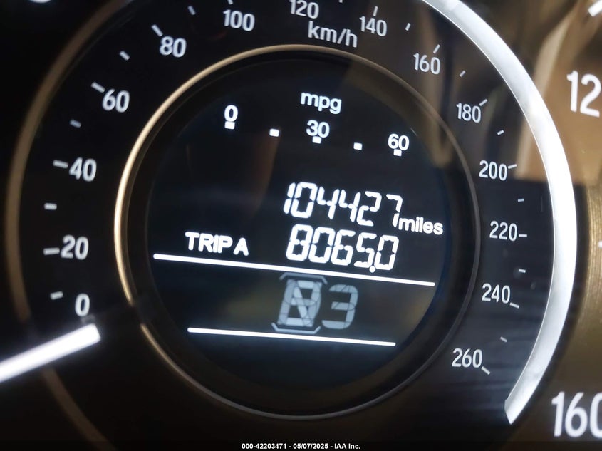 2017 HONDA ACCORD EX-L V6 - 1HGCR3F83HA015665