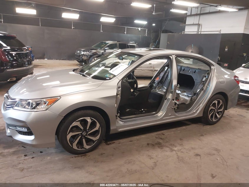 2017 HONDA ACCORD EX-L V6 - 1HGCR3F83HA015665