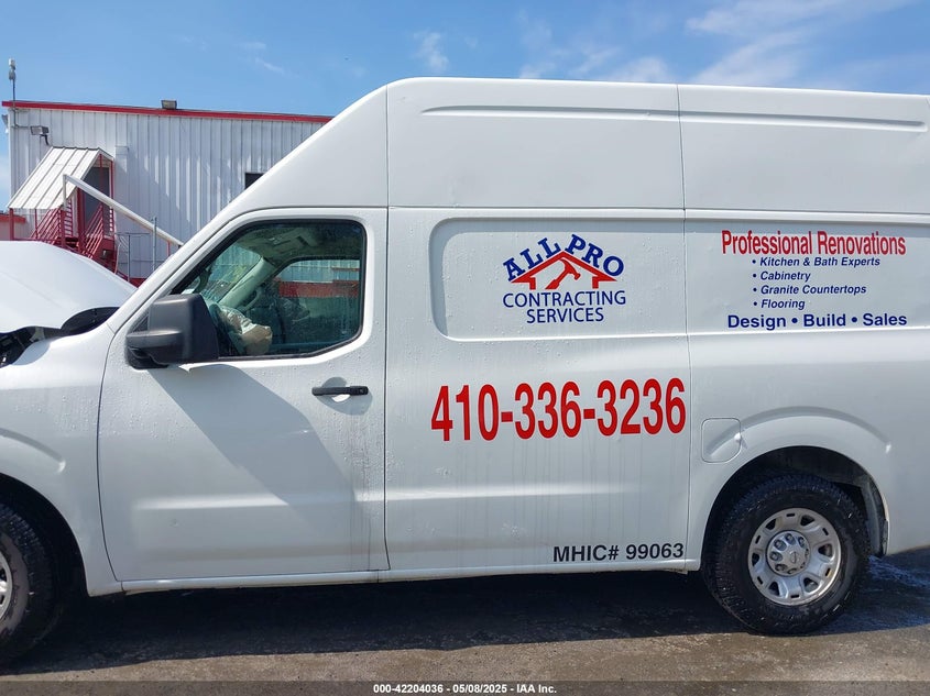 2013 NISSAN NV CARGO NV2500 HD S V8 1N6AF0LYXDN103260