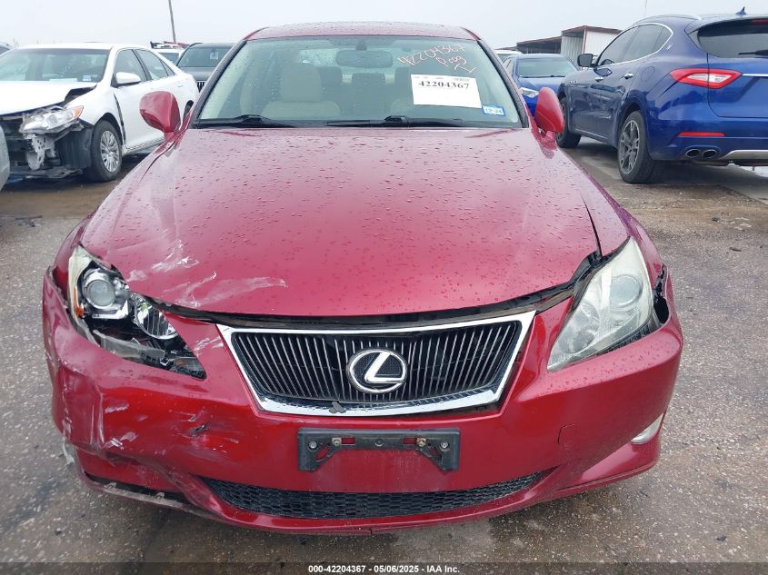 2006 Lexus Is 250 VIN: JTHBK262X65019205 Lot: 42204367
