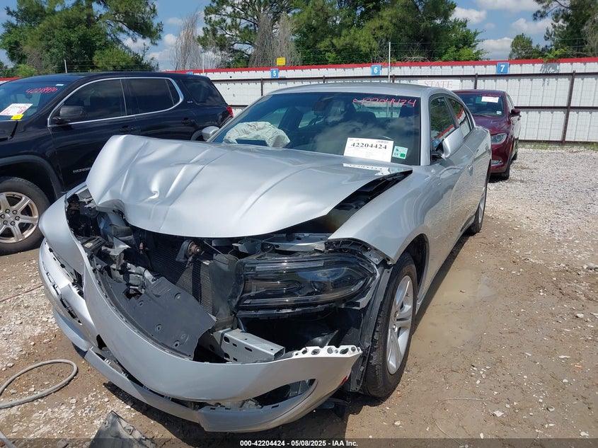 2022 Dodge Charger Sxt Rwd VIN: 2C3CDXBG7NH248306 Lot: 42204424