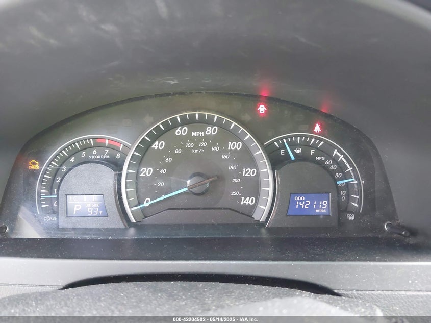 2012 TOYOTA CAMRY VIN: 4T1BF1FK2CU057752
