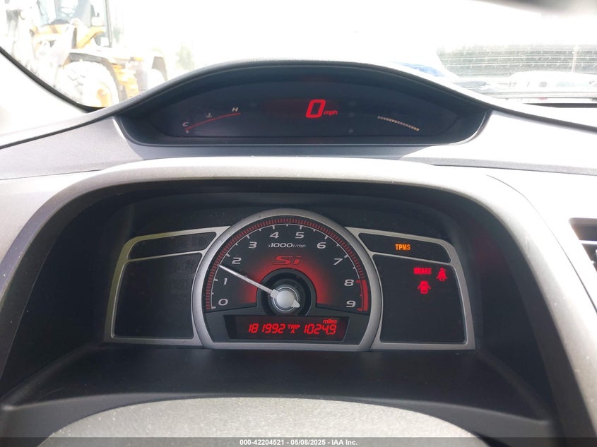 2008 Honda Civic Si VIN: 2HGFG21568H706300 Lot: 42204521