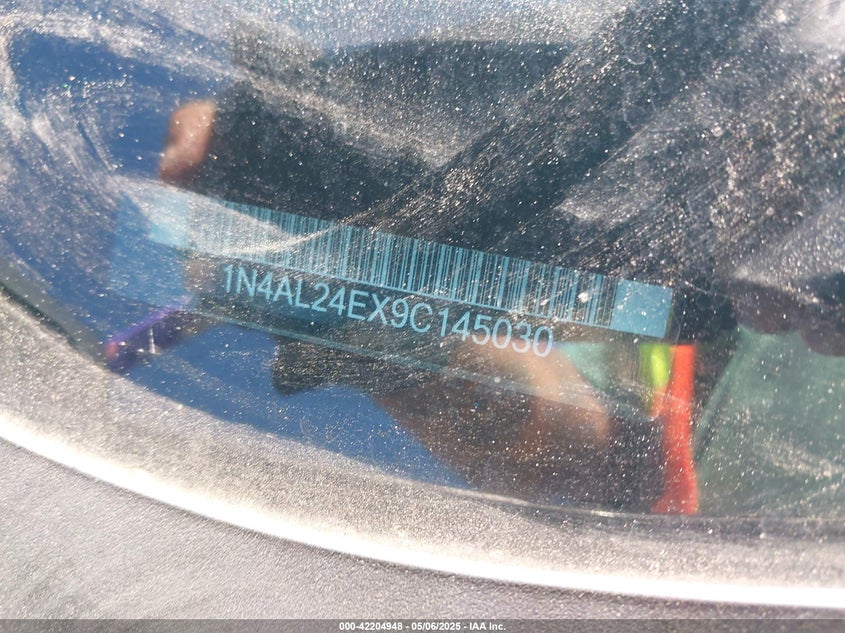 2009 NISSAN ALTIMA VIN: 1N4AL24EX9C145030