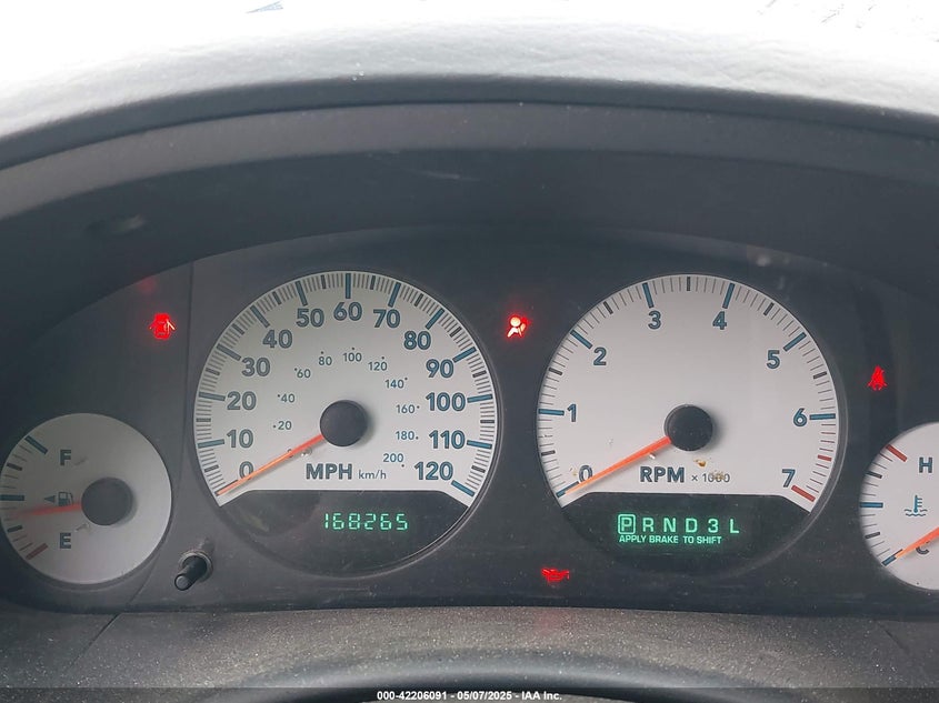 2006 DODGE CARAVAN VIN: 1D4GP45R96B662880