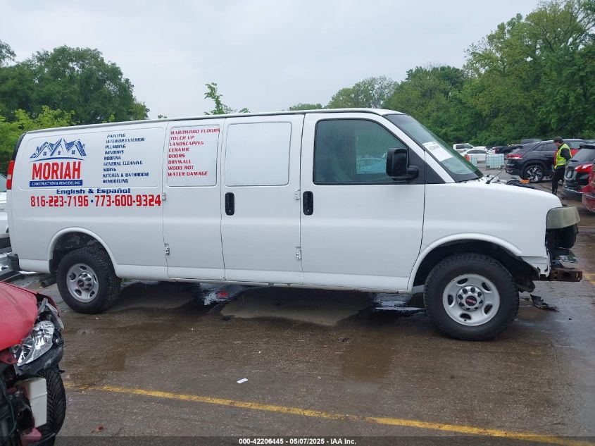 2014 GMC Savana 3500 Work Van VIN: 1GTZ7UCG6E1150070 Lot: 42206445