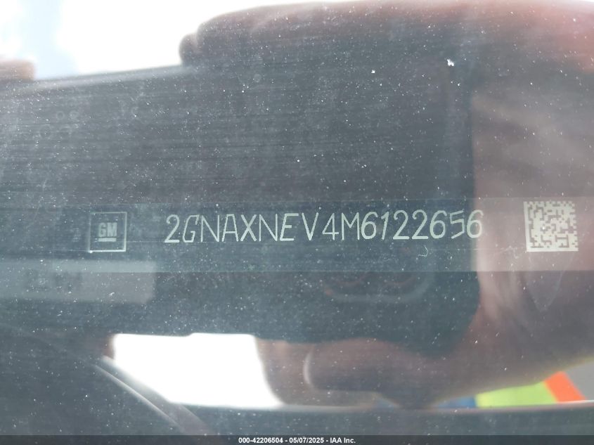 2021 Chevrolet Equinox Fwd Premier VIN: 2GNAXNEV4M6122656 Lot: 42206504