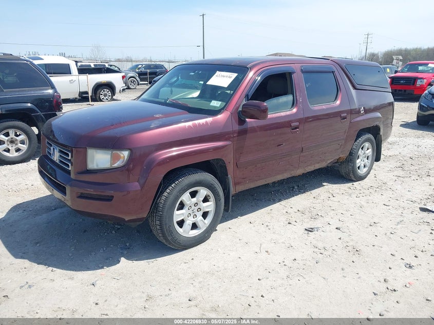 2007 HONDA RIDGELINE VIN: 2HJYK165X7H512811