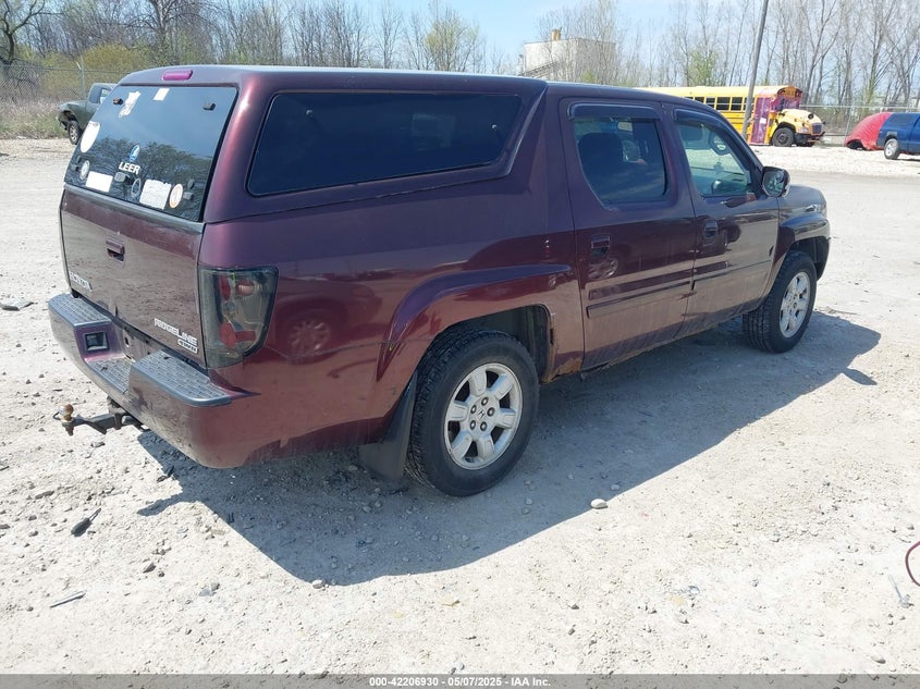 2007 HONDA RIDGELINE VIN: 2HJYK165X7H512811