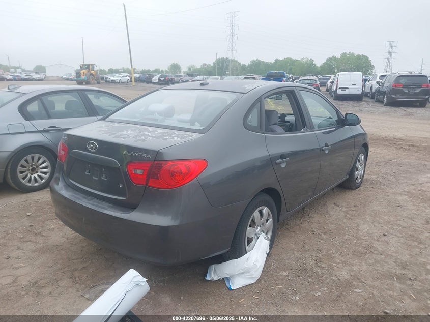 2007 HYUNDAI ELANTRA VIN: KMHDU46D87U067256
