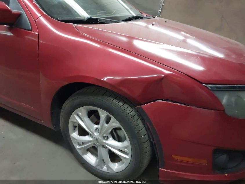 2012 Ford Fusion Se VIN: 3FAHP0HG7CR238213 Lot: 42207789