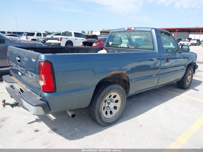 2007 CHEVROLET SILVERADO 1500 CLASSIC VIN: 1GCEC14X87Z161924