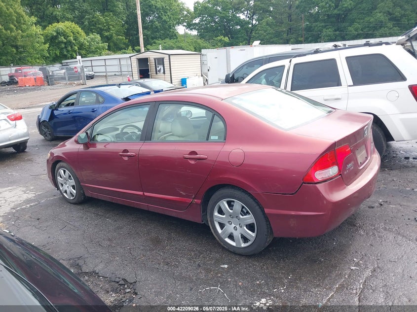 2008 HONDA CIVIC VIN: 1HGFA16518L058985