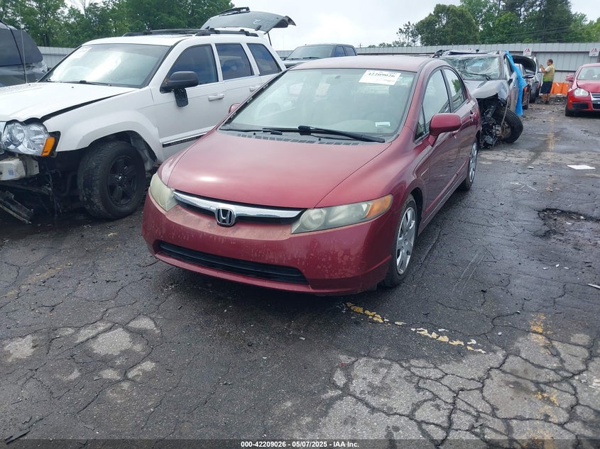 2008 HONDA CIVIC VIN: 1HGFA16518L058985