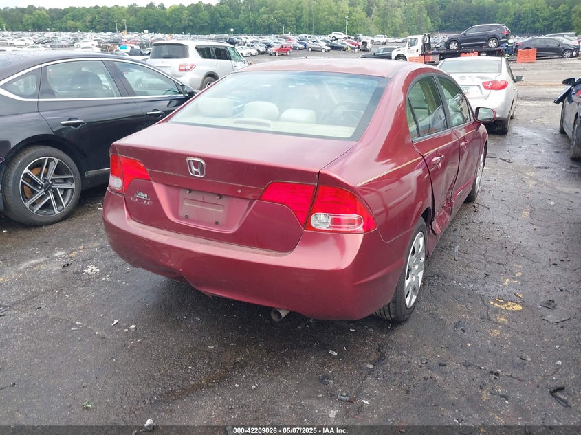 2008 HONDA CIVIC VIN: 1HGFA16518L058985