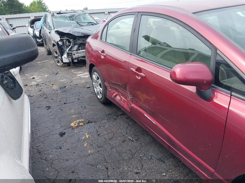2008 HONDA CIVIC VIN: 1HGFA16518L058985