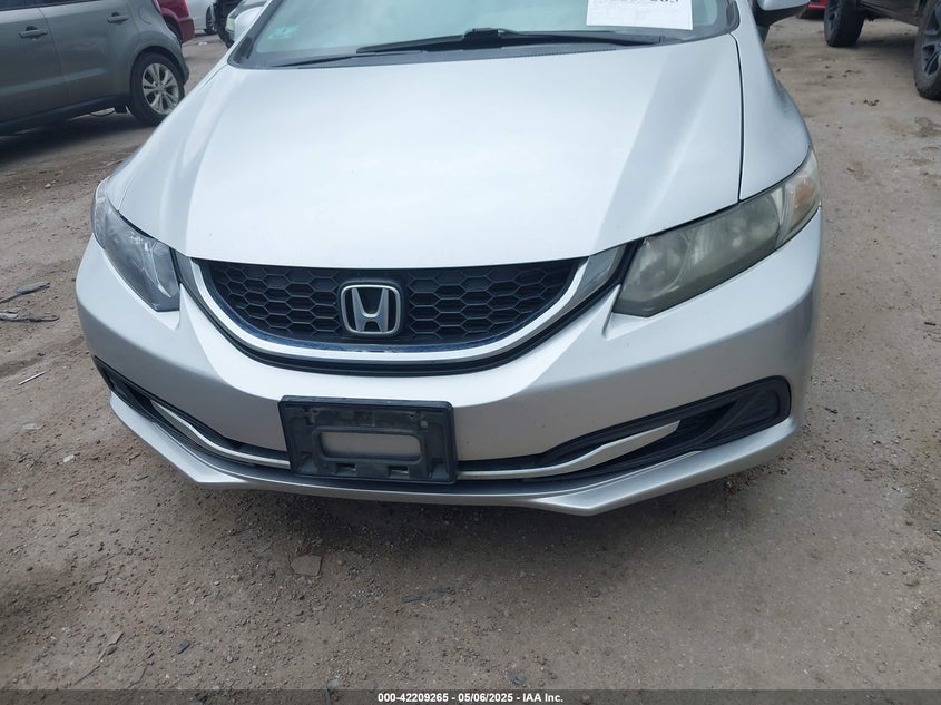 2013 Honda Civic Lx VIN: 2HGFB2F55DH587415 Lot: 42209265