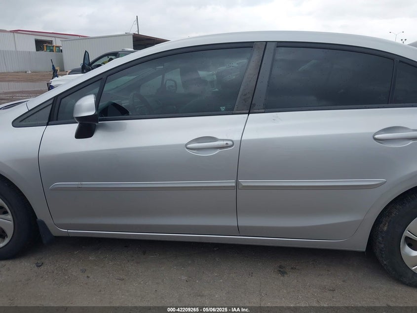 2013 Honda Civic Lx VIN: 2HGFB2F55DH587415 Lot: 42209265