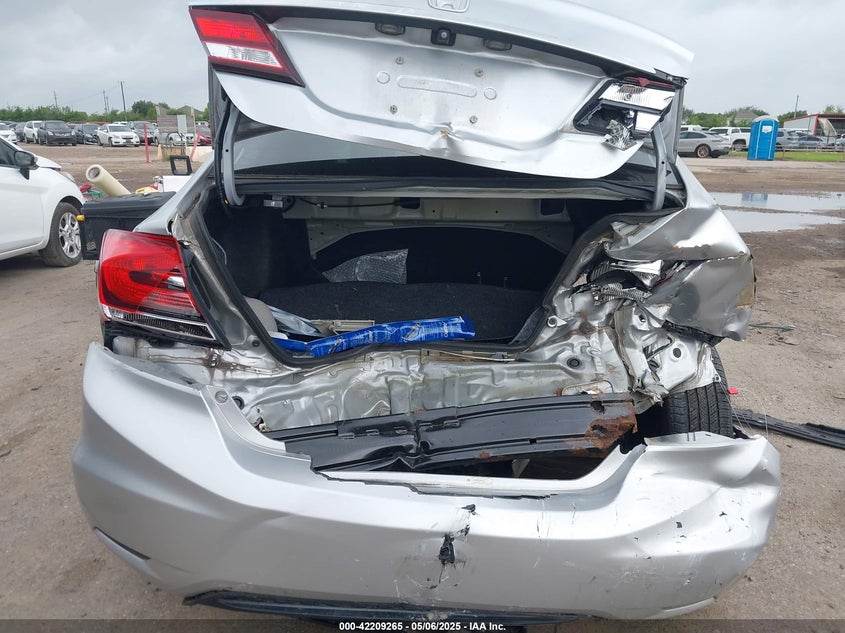 2013 Honda Civic Lx VIN: 2HGFB2F55DH587415 Lot: 42209265