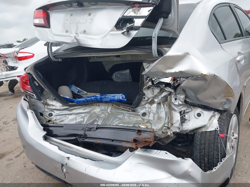 2013 Honda Civic Lx VIN: 2HGFB2F55DH587415 Lot: 42209265