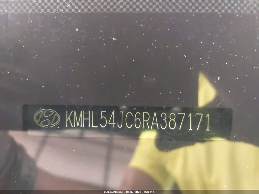 2024 HYUNDAI SONATA VIN: KMHL54JC6RA387171