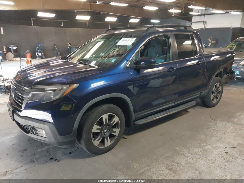 2017 HONDA RIDGELINE RTL - 5FPYK3F59HB009818