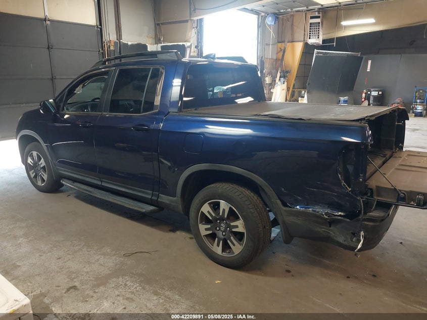2017 HONDA RIDGELINE RTL - 5FPYK3F59HB009818
