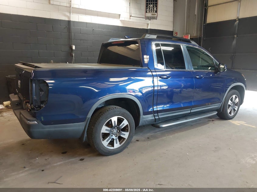 2017 HONDA RIDGELINE RTL - 5FPYK3F59HB009818