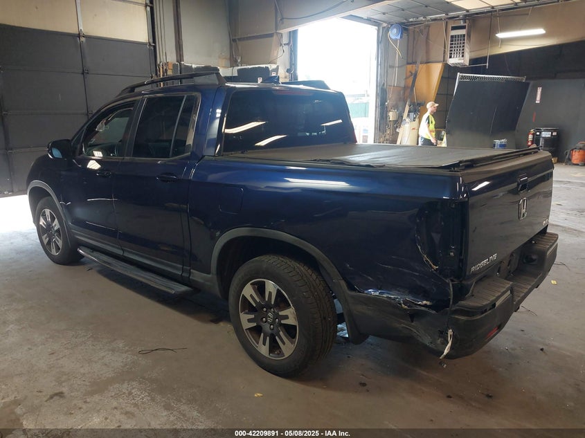 2017 HONDA RIDGELINE RTL - 5FPYK3F59HB009818