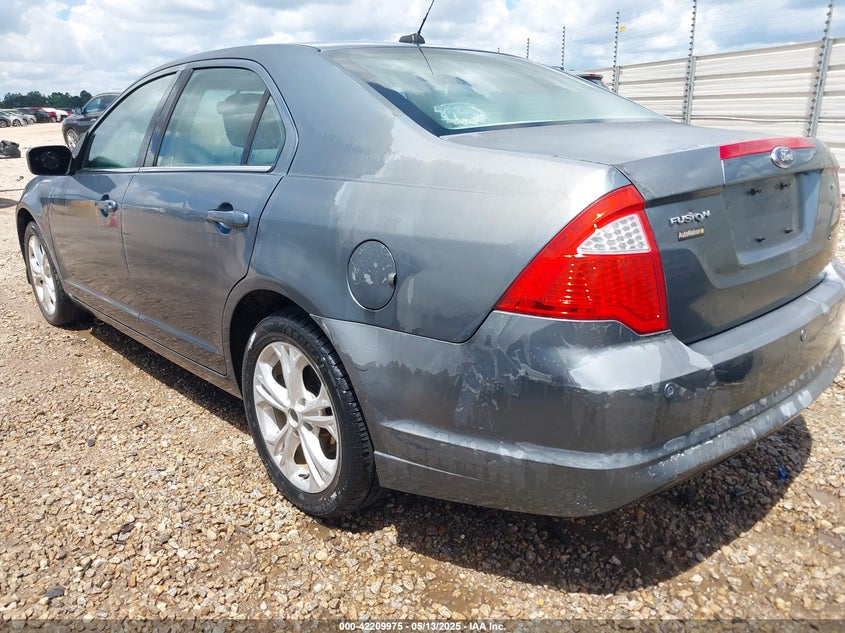 2012 FORD FUSION VIN: 3FAHP0HA9CR372734