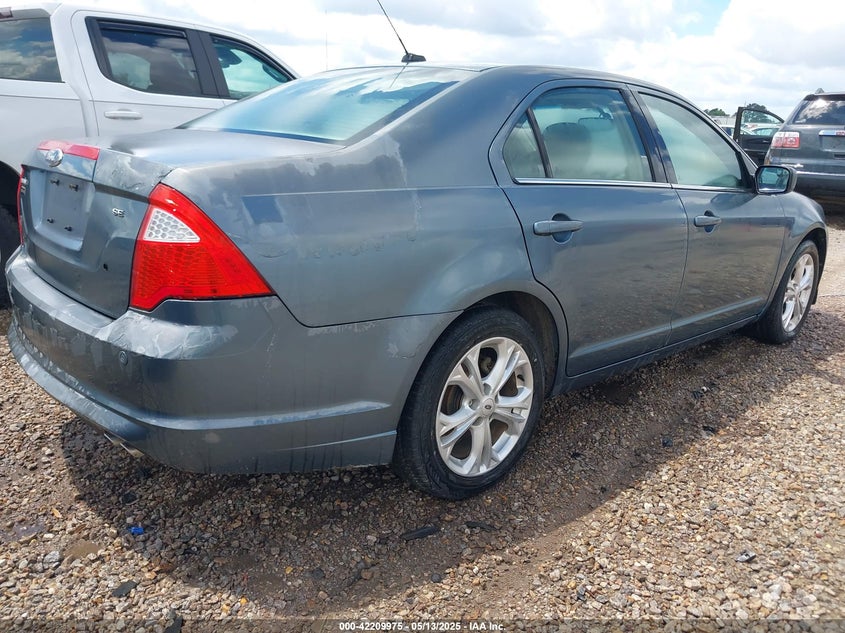 2012 FORD FUSION VIN: 3FAHP0HA9CR372734