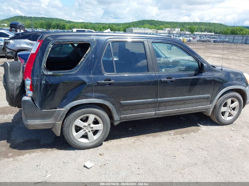 2006 Honda Cr-V Lx VIN: JHLRD68586C004130 Lot: 42210418