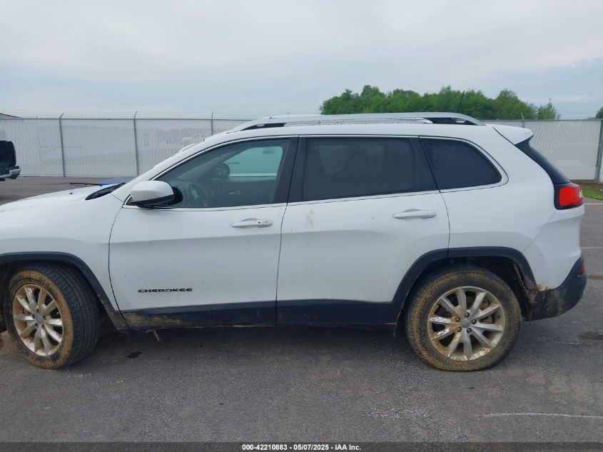 2016 Jeep Cherokee Limited VIN: 1C4PJMDS2GW133915 Lot: 42210883