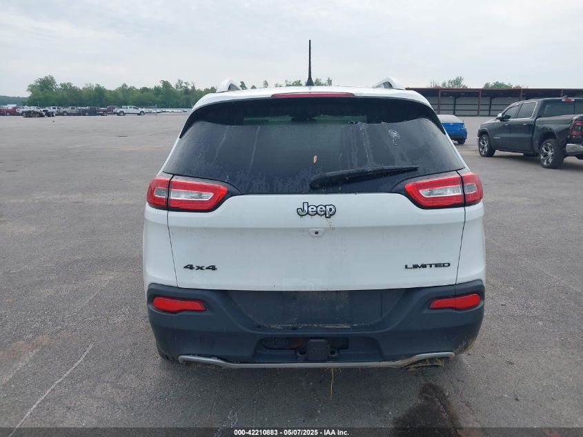 2016 Jeep Cherokee Limited VIN: 1C4PJMDS2GW133915 Lot: 42210883