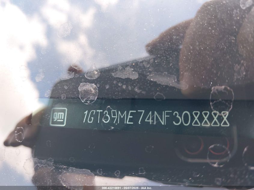 2022 GMC Sierra 2500Hd 4Wd Long Bed Sle VIN: 1GT39ME74NF308888 Lot: 42210891