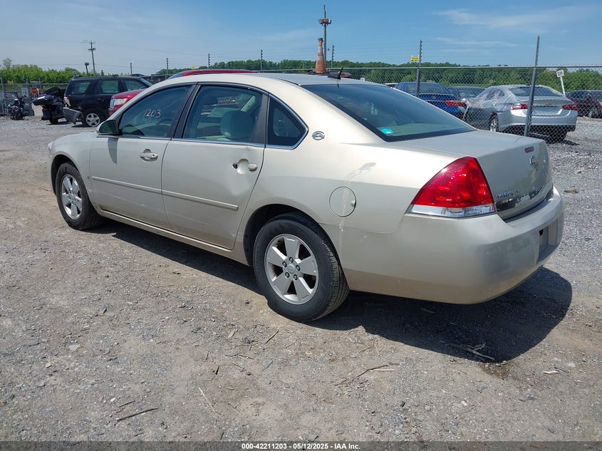 2008 CHEVROLET IMPALA VIN: 2G1WT58N281195123
