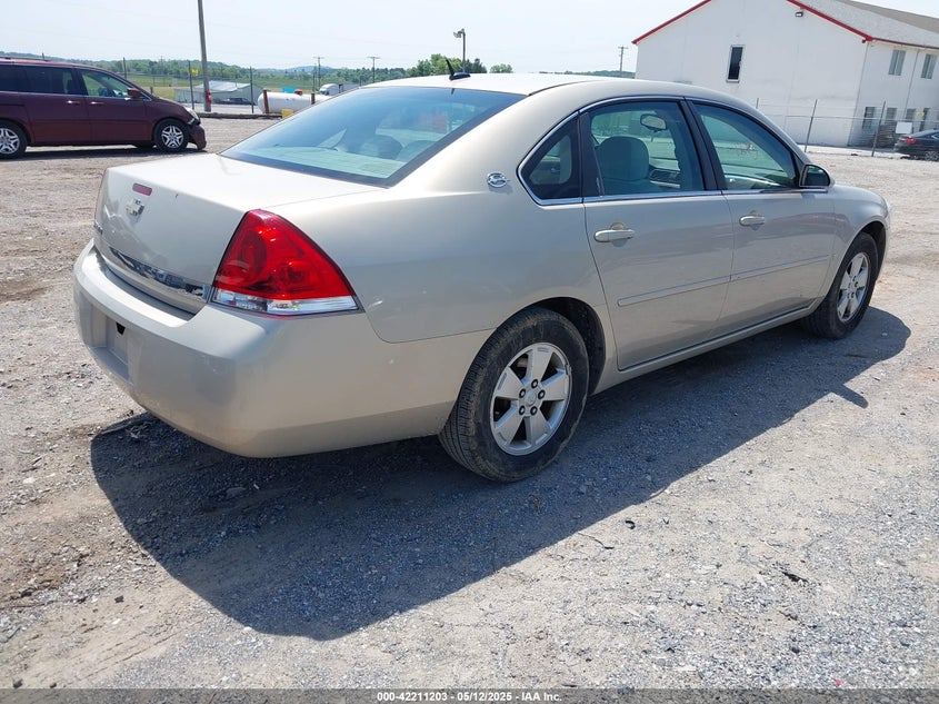 2008 CHEVROLET IMPALA VIN: 2G1WT58N281195123