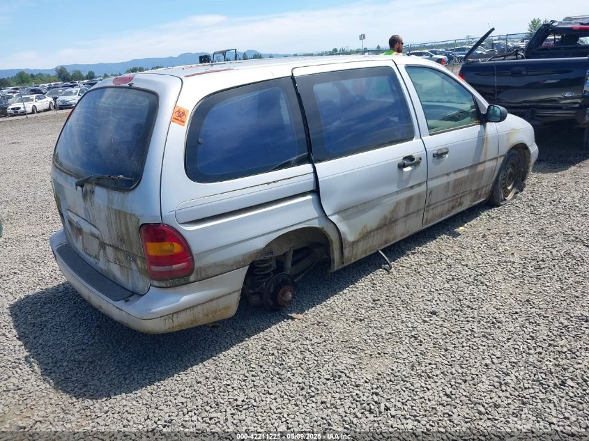 1998 Ford Windstar Wagon VIN: 2FMDA51U2WB93975 Lot: 42211225