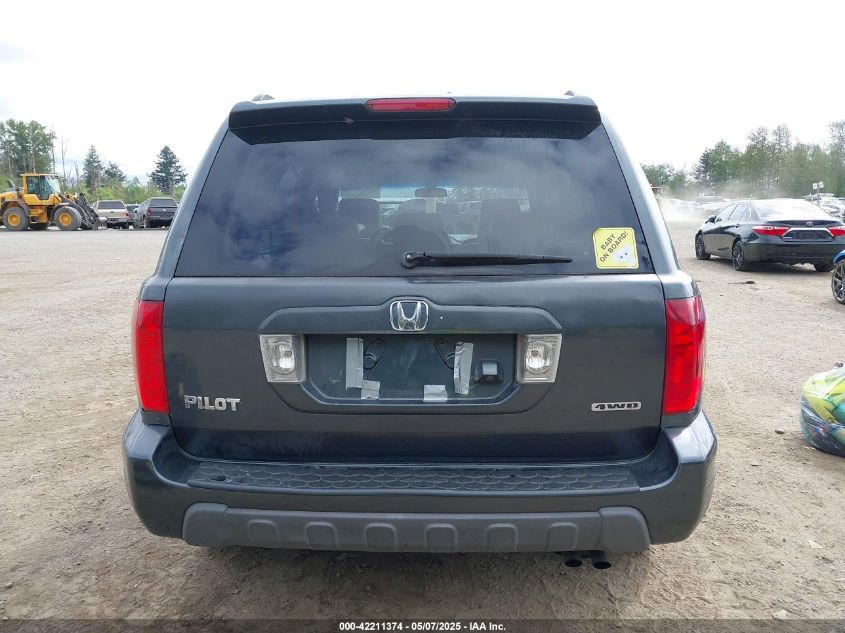 2006 Honda Pilot Ex-L VIN: 2HKYF18706H559763 Lot: 42211374