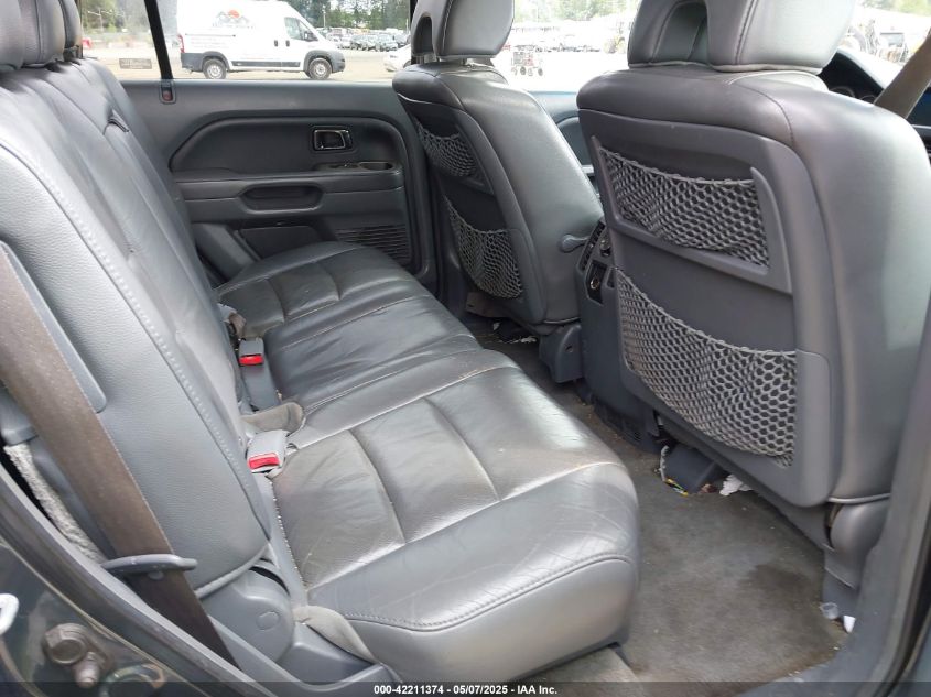 2006 Honda Pilot Ex-L VIN: 2HKYF18706H559763 Lot: 42211374