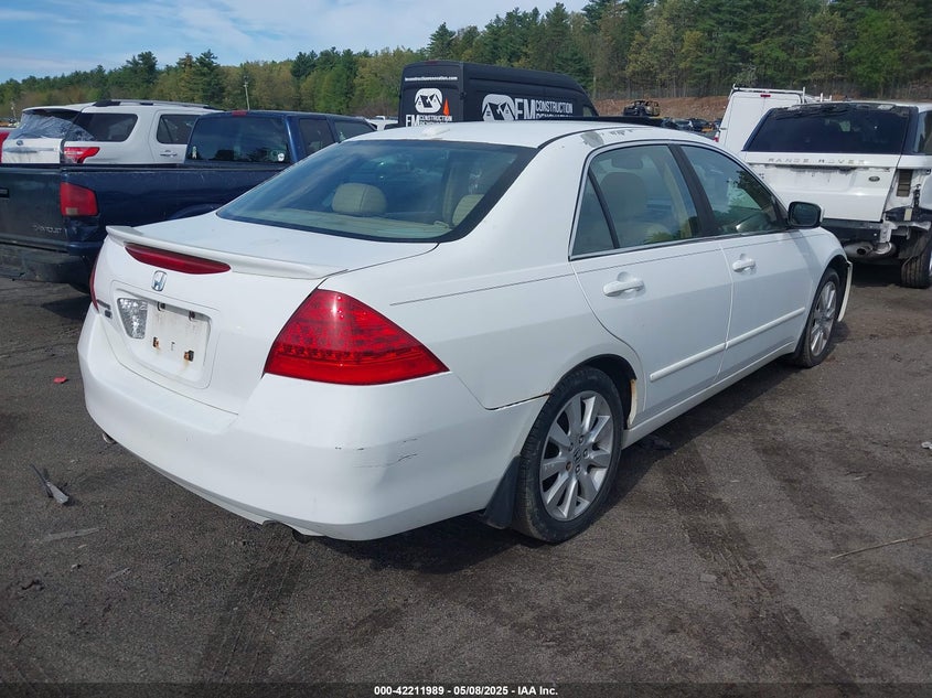 2007 HONDA ACCORD VIN: 1HGCM66837A052522