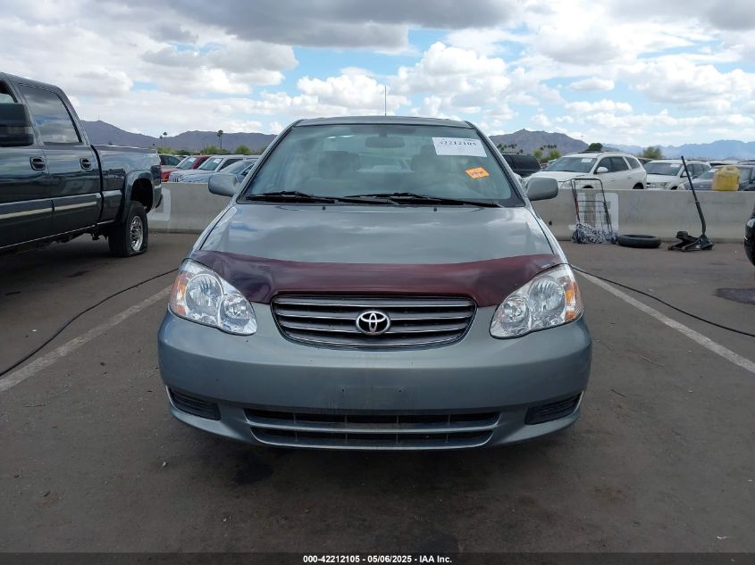 2004 Toyota Corolla Le VIN: 1NXBR38E14Z258389 Lot: 42212105