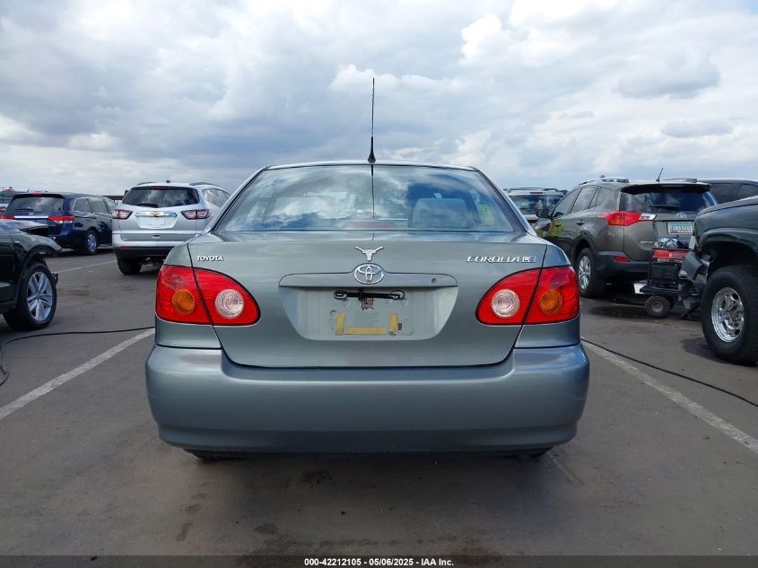 2004 Toyota Corolla Le VIN: 1NXBR38E14Z258389 Lot: 42212105