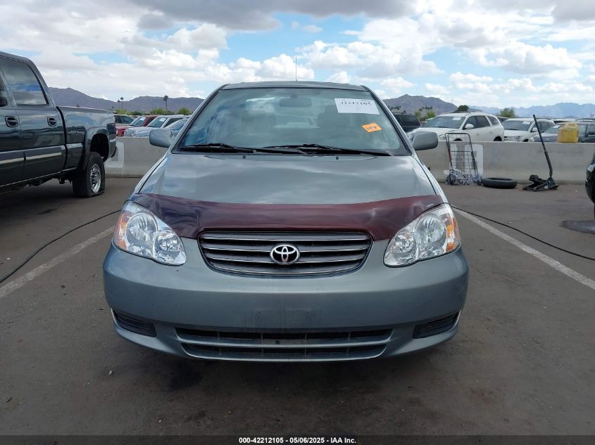 2004 Toyota Corolla Le VIN: 1NXBR38E14Z258389 Lot: 42212105