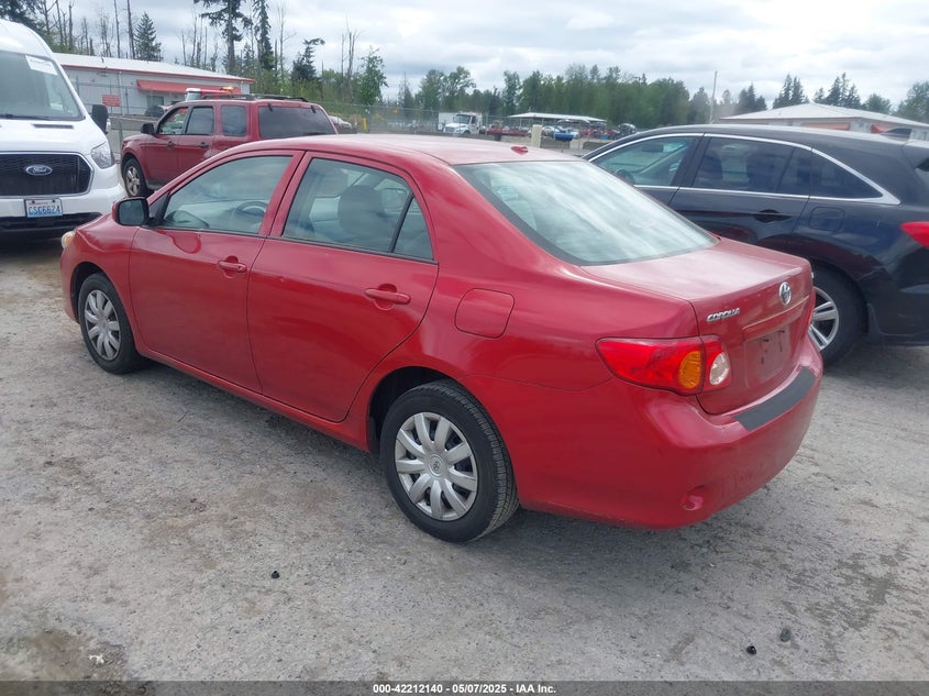 2009 TOYOTA COROLLA VIN: JTDBL40E89J027764