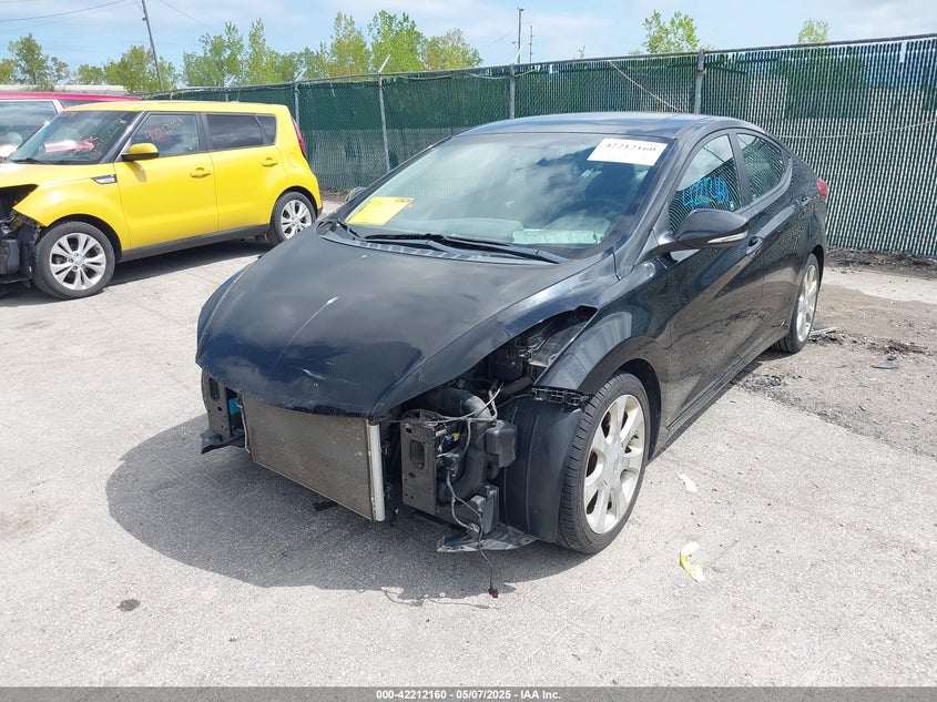 2012 HYUNDAI ELANTRA VIN: KMHDH4AE4CU185786